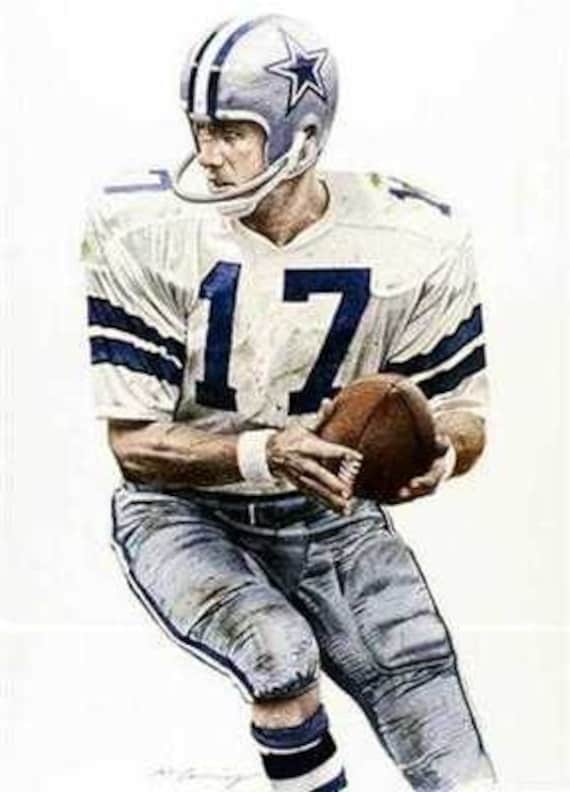 Dandy Don Meredith Dallas Cowboys NFL Rare Art Print - Etsy