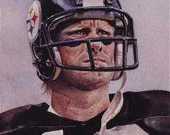 Great Terry Bradshaw Pittsburgh Steelers Corning Print