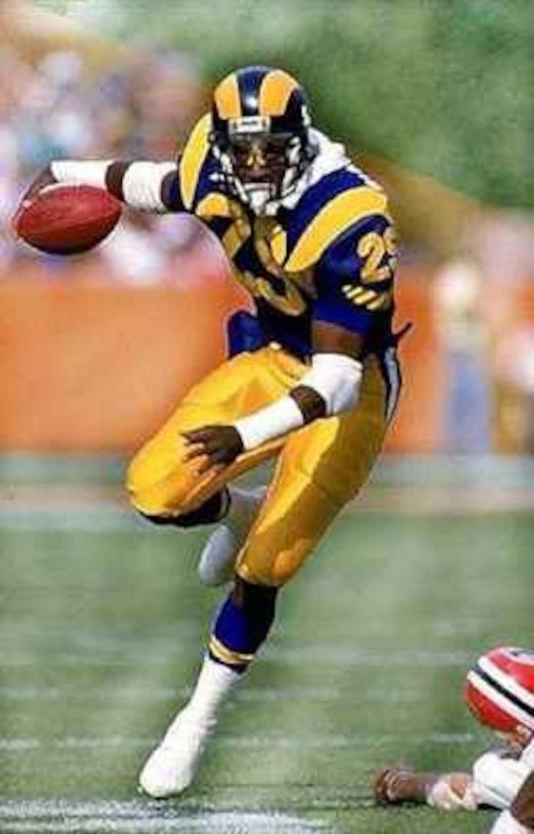 Eric Dickerson Los Angeles Rams Rare Art - Etsy