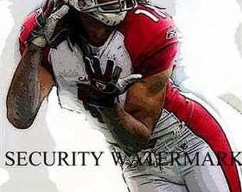 Nuevo Larry Fitzgerald Arizona Cardinals Art Print only50