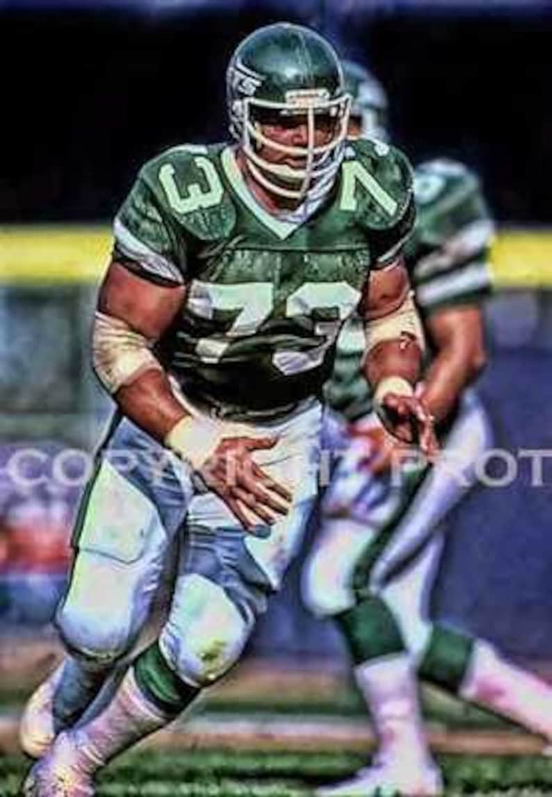 Rare Joe Klecko Jets Art Illus Print 12x18 LE 50 - Etsy