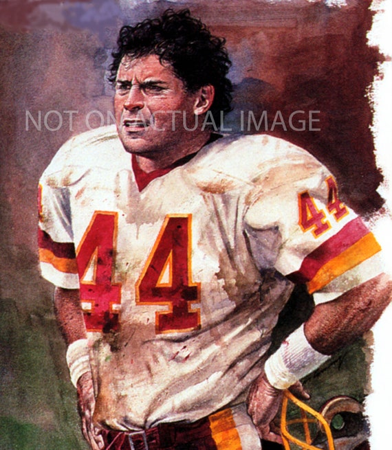 John Riggins Washington NFL Football Commanders Rare Art Print