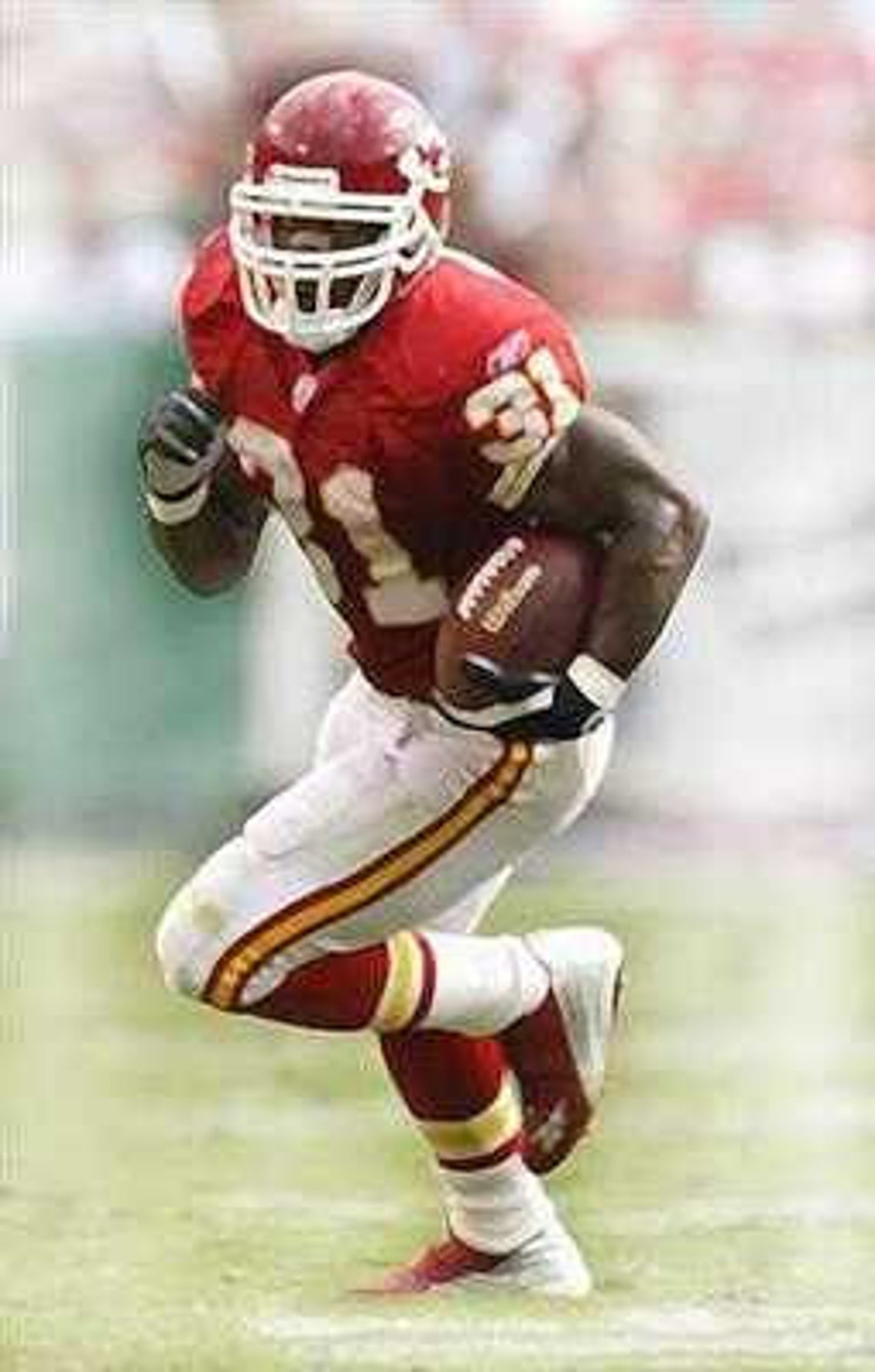 Rare Priest Holmes Kansas City Chiefs Art Prt Etsy UK