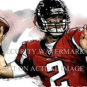 Great Matt Ryan Atlanta Falcons Art Lithograph only 50