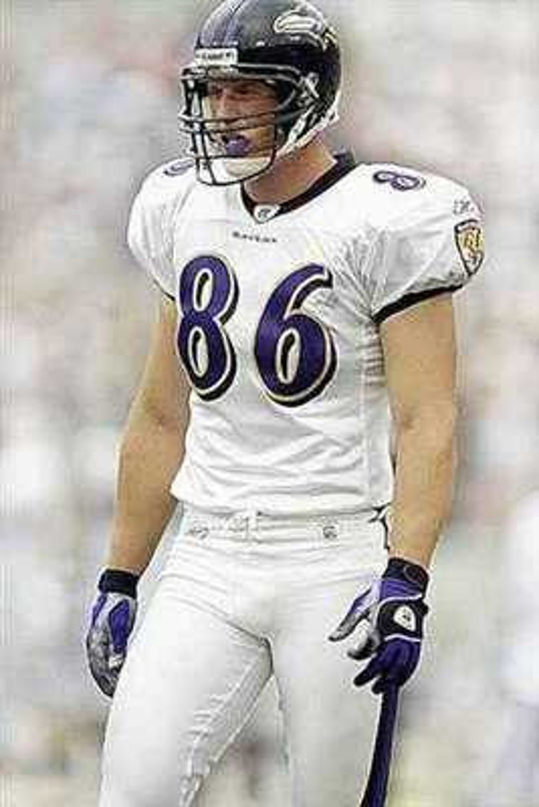 Todd Heap Baltimore Ravens Rare Art Litho - Etsy