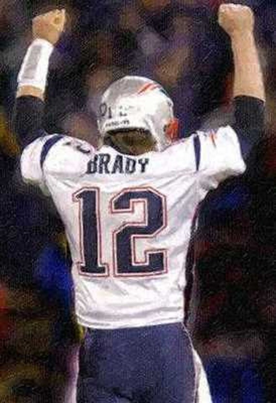 Tom Brady de New England Patriots  Nfl football pictures, Nfl football art,  Nfl football wallpaper