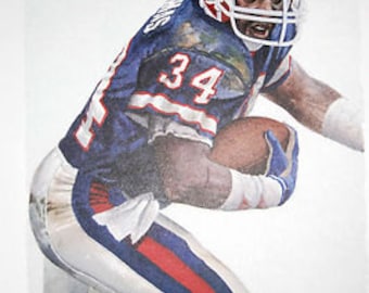 Thurman Thomas Buffalo Bills seltene Kunst