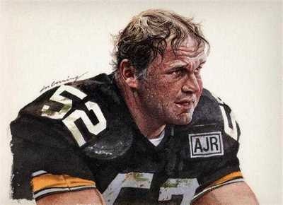 Mike Webster Pittsburgh Steelers Rare Art