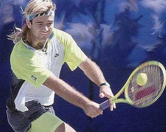 アンドレ・アガシ 直筆サイン入りフォト証明書付きテニス Andre Agassi アンドレ・アガシ 直筆サイン入りフォト証明書付きテニス Andre
