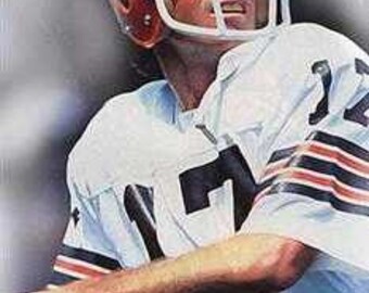 Hermosa Brian Sipe Cleveland Browns arte