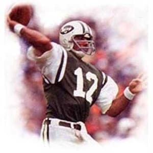 Joe Namath New York Jets Limited Art Print