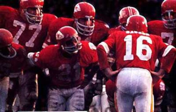 Kansas City Chiefs Len Dawson Art Lithograph