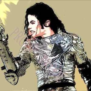 NEW! Michael Jackson Limited Art Print 12x18 LE 50