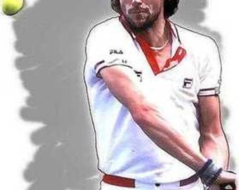 Beautiful Bjorn Borg Rare Art Lithograph one of only 50