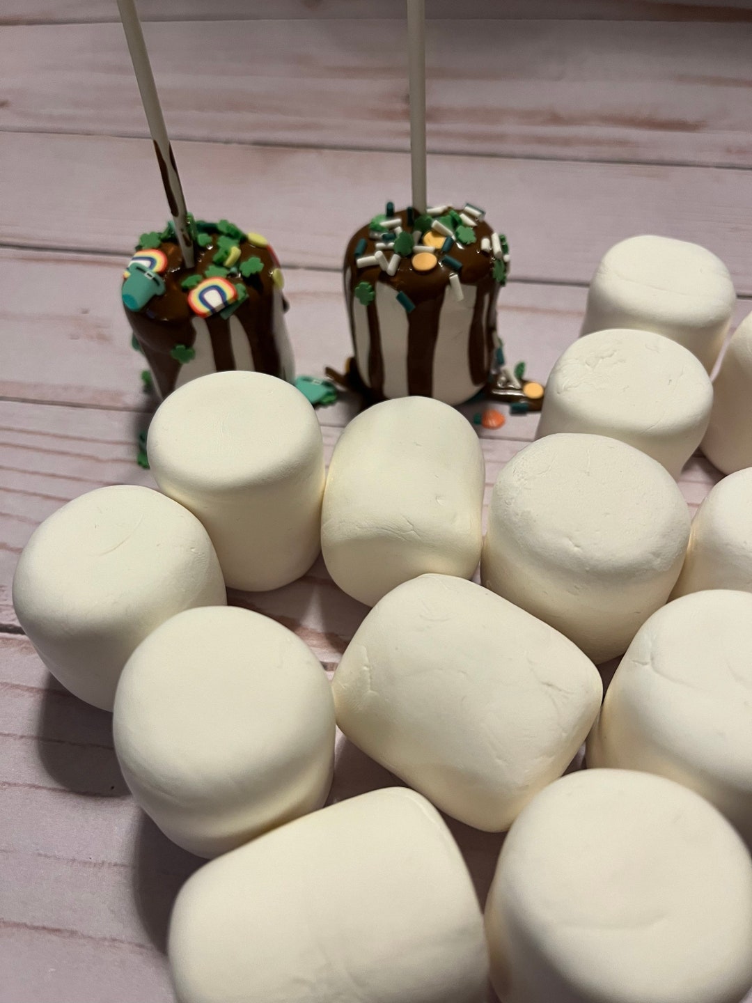 Fake Marshmallows for Crafts/fake Bake Marshmallows SIX Pack