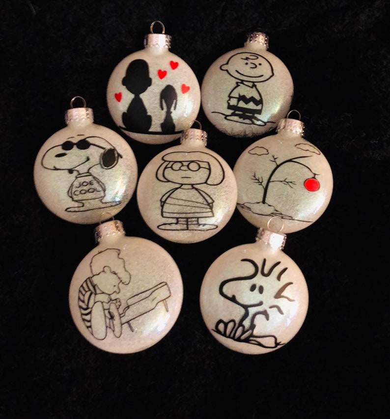 Peanuts Inspired Custom Christmas Ornaments/Charlie Etsy