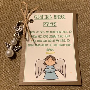 Guardian Angel Charm/guardian Angel Purse Clip/beaded Guardian Angel ...
