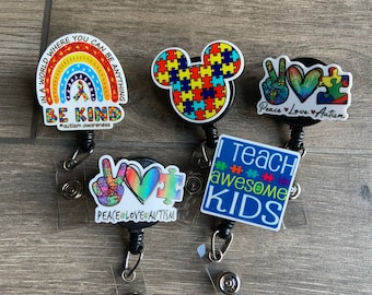 Autism Badge Reel - Etsy