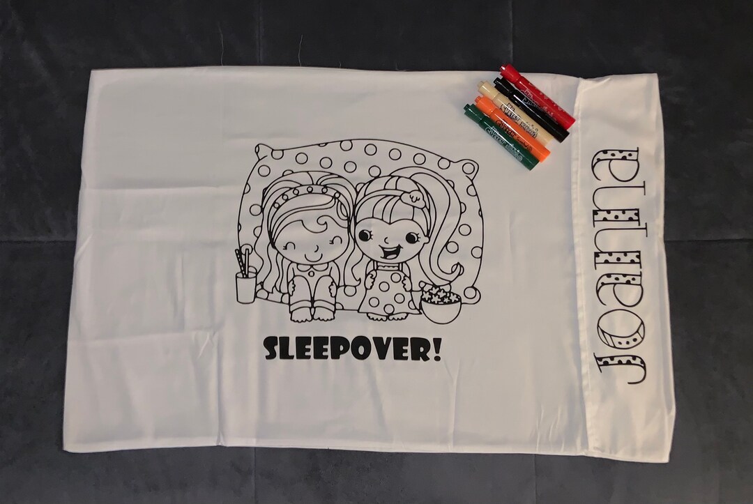 Color Your Own Pillowcase/i Love Gymnastics Color Your Own Pillowcase