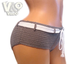 Crochet Shorts pattern PDF, Swimsuit, Crochet pattern, Bikini Bottom, boyshorts swimsuit