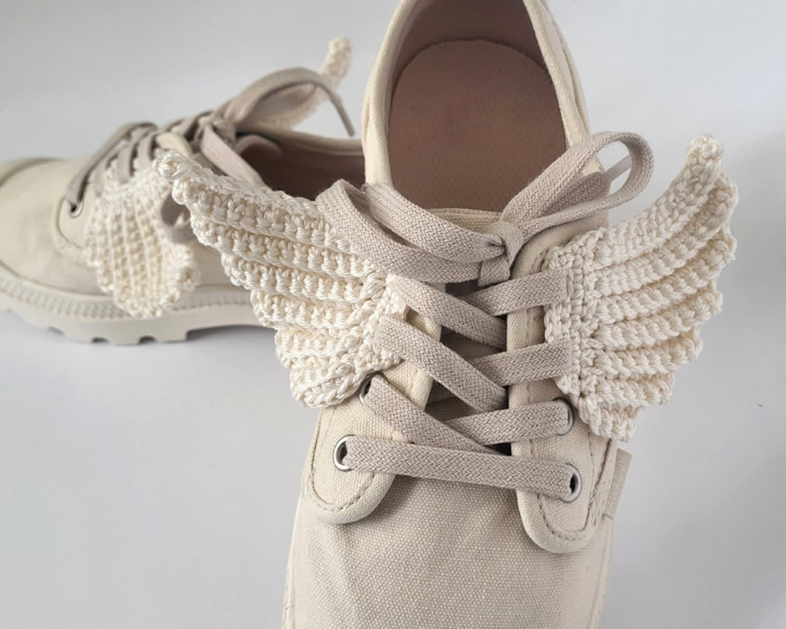 Shoe Angel Wings Crochet Pattern Shoe Wings PDF Crochet Shoe Wings ...