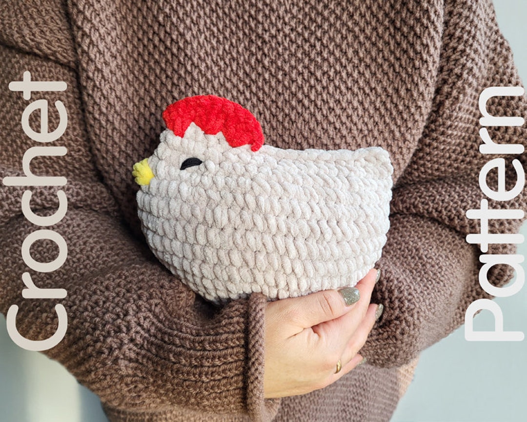 Croquette Pattern Chicken Crochet Pattern Chicken PDF Crochet Pattern With Written ...