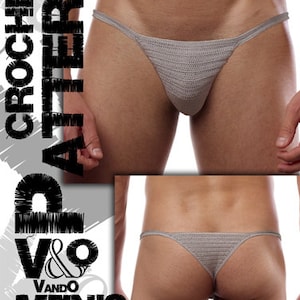 Virkade herrsträngmönster PDF, Rio-strängmönster för män, mönster, sexiga herrunderkläder, mönster för virkade underkläder PDF