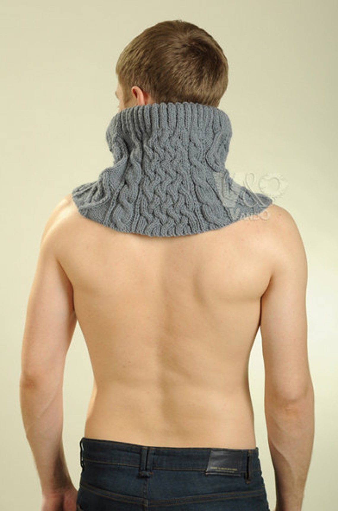 Snood Knitting Pattern PDF. Knit Men's Snood Pattern. Etsy