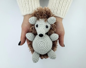 Hedgehog Fluffy Crochet Pattern Cute Hedgehogs Amigurumi Pattern Crochet Pattern PDF With Written Instructions Crochet Pattern 2in1 No-Sew