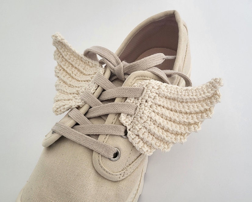 Shoe Angel Wings Crochet Pattern Shoe Wings PDF Crochet Shoe Wings ...