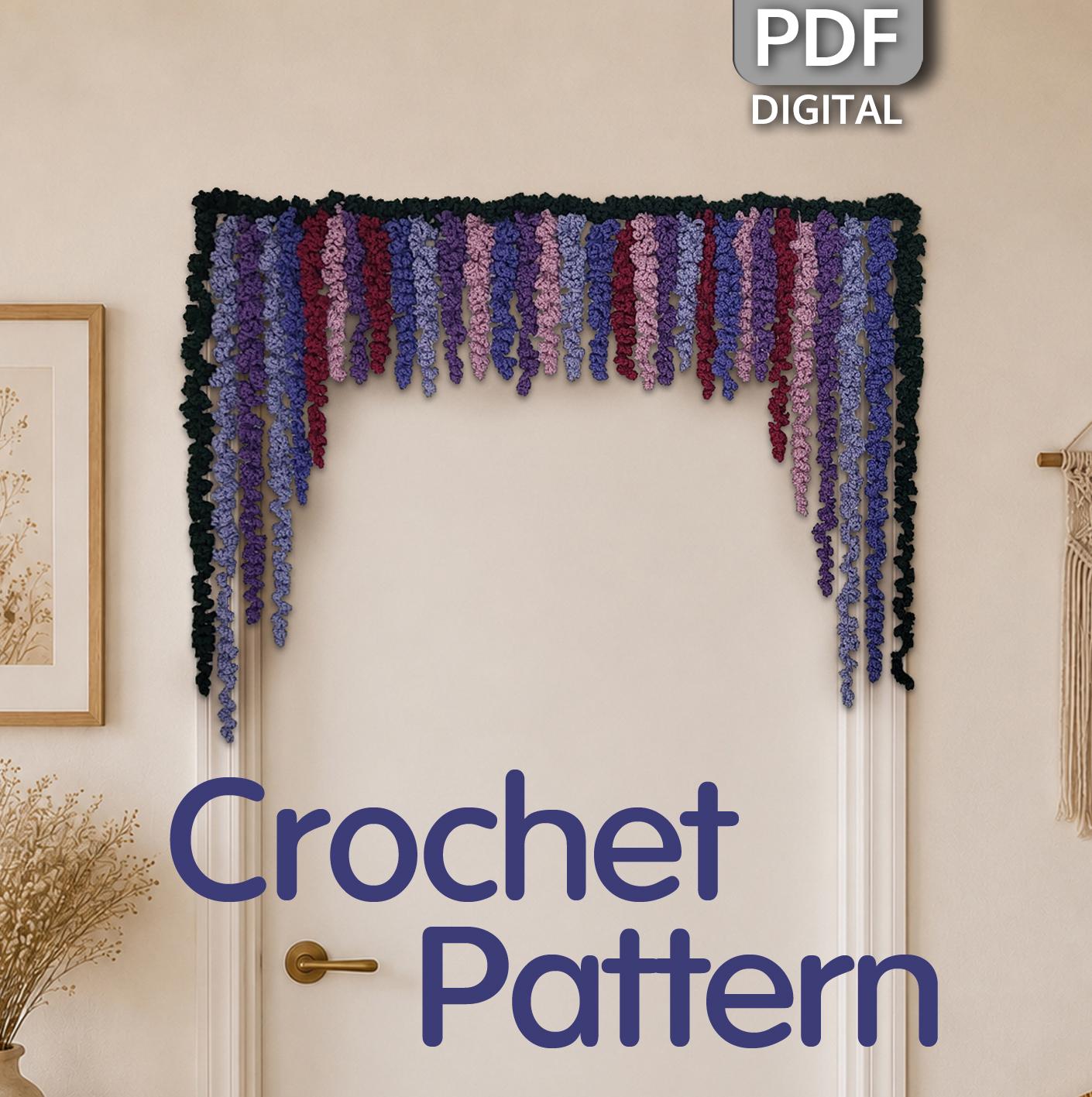 Wisteria Curtain Garland Pattern