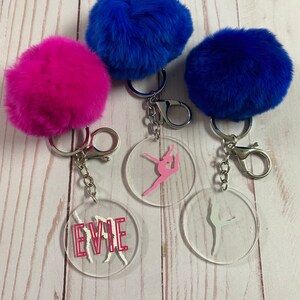 Pom Pom keychain