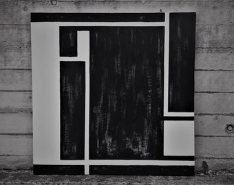 Black & White painting on canvas