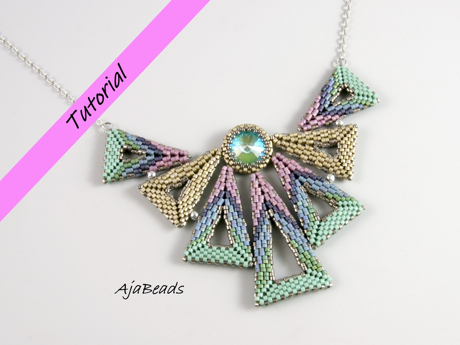 Multicolor - Handmade Wooden Bird Beaded Necklace Set 05