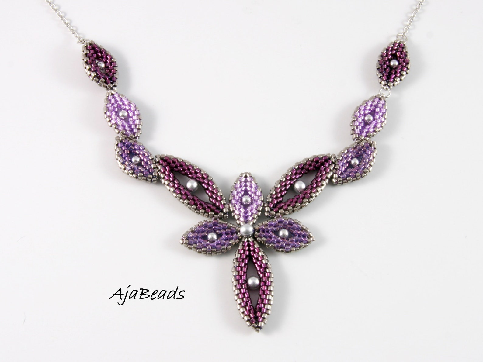 PDF Tutorial a Beaded Gothic Necklace Etsy UK