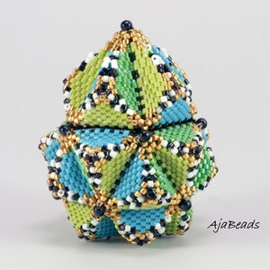 Beading tutorial Egg-box image 6