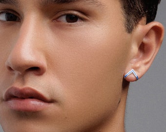 Orecchini a forma di teschio in argento 925 Orecchini a pendente con scheletro Gioielli punk gotici Regali di Halloween per donne e uomini