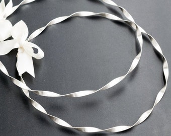 Sterling Silver Stefana Crowns: Greek Orthodox Wedding Headbands