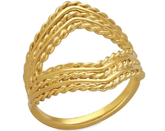 Pierścionek z rombem ze srebra próby 925: minimalistyczna, geometryczna biżuteria o wyrazistym charakterze