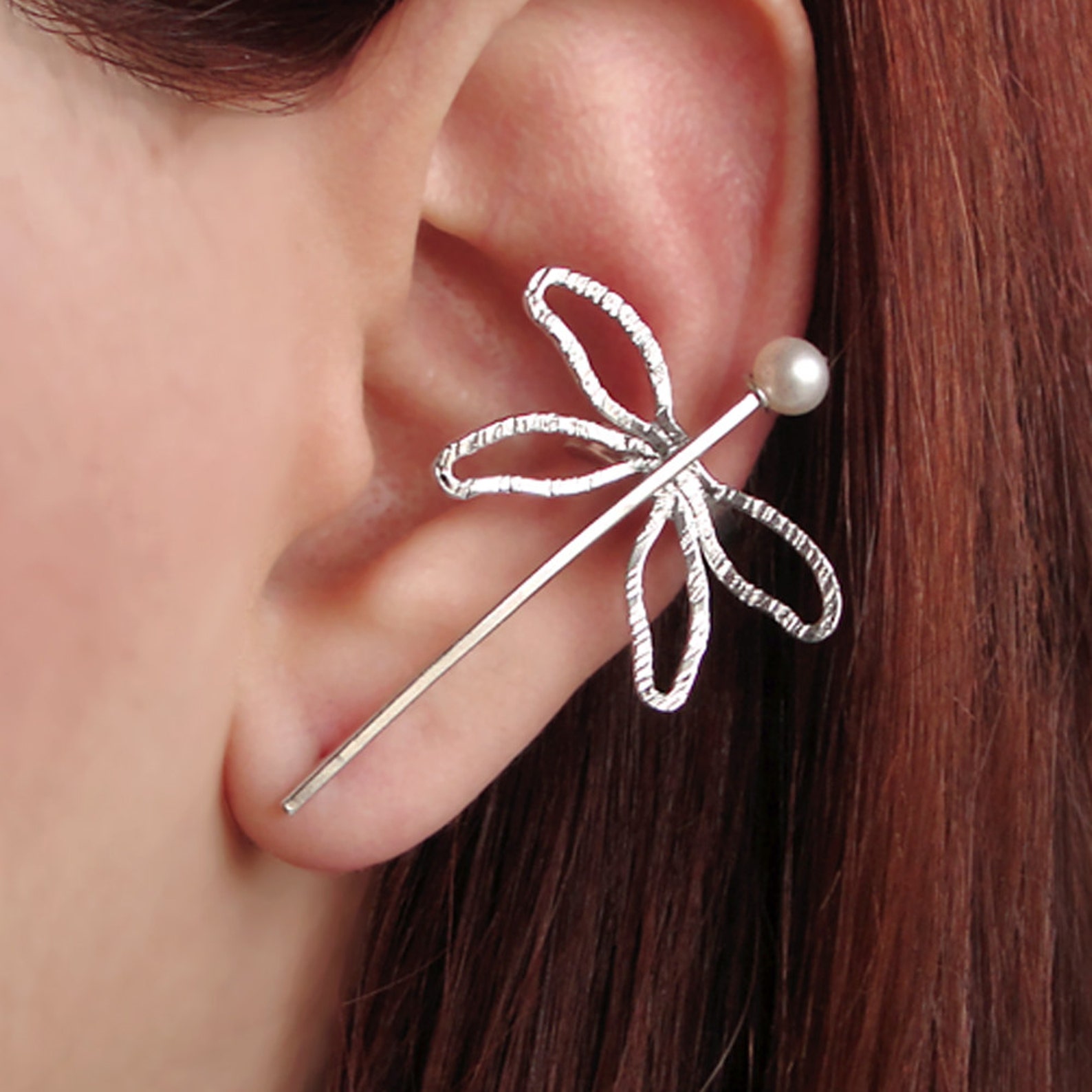 Dragonfly ear cuff Clearance