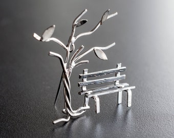 Unique Best Gift for her Brooch pin sterling silver broach pin silver brooch for women for wife gifts for mom