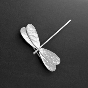 Mothers day gift Sterling silver Dragonfly brooch dragonfly broach dragonfly insect brooch dragonfly gift mom jewelry image 1