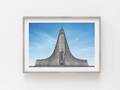 Hallgrimskirkja Reykjavik Iceland - Iceland Art Print A4 - Reykjavik Cityscape - Scandi Home Decor - From Iceland by Sonia Nicolson product logo