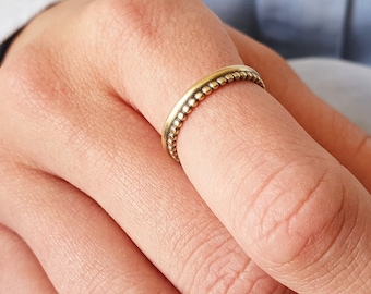 Unique Wedding Band Women in 14K/18k