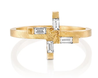 Baguette Alternative Engagement Ring