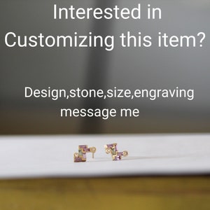 Unique Baguette Diamond Engagement Ring image 9