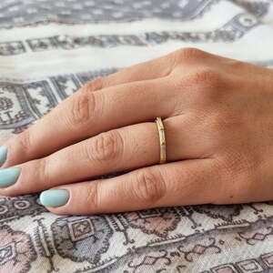 Unique Baguette Diamond Engagement Ring image 7