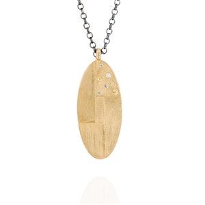Collar de Oro 18k con Diamante