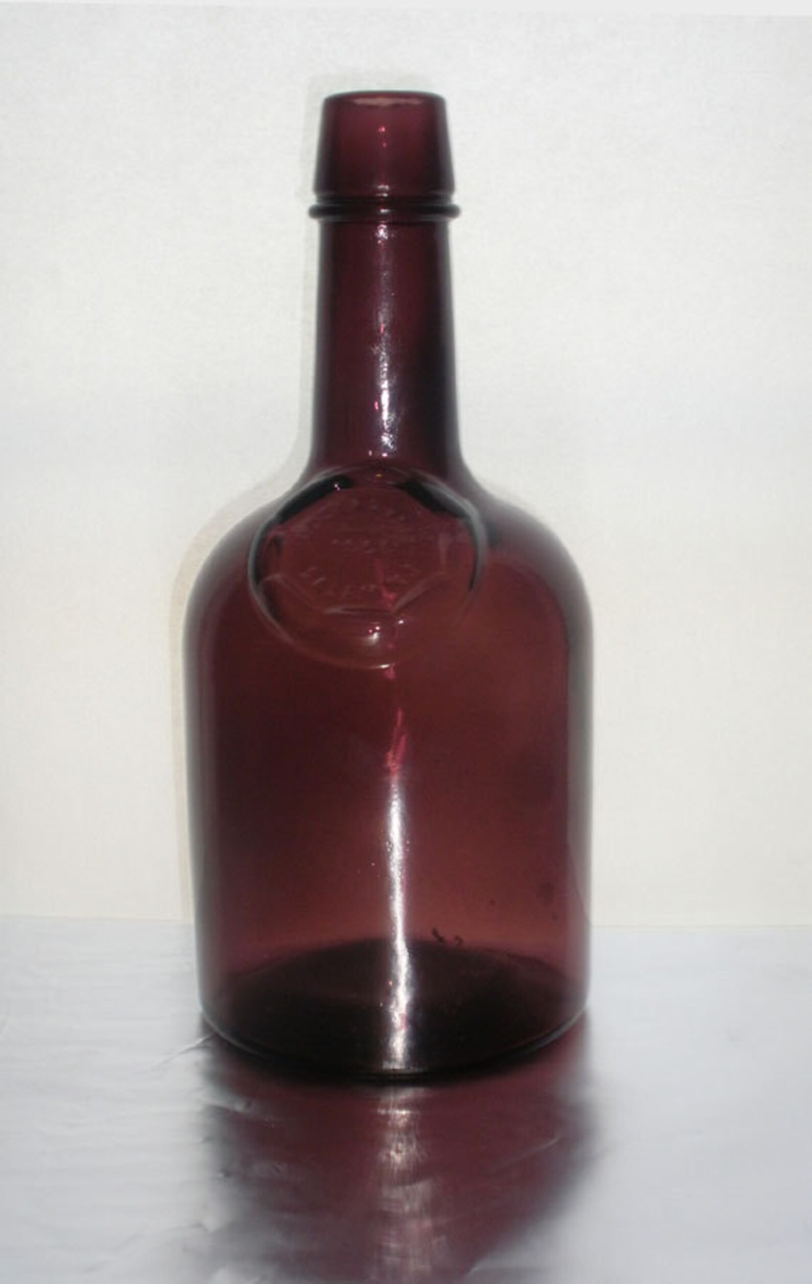 Vintage WHEATON Purple Glass Bottle 1850 Rogers Bros Salem NJ Etsy