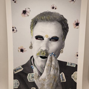 WillFerrell/Black&White/ArtPrint/11x71/2